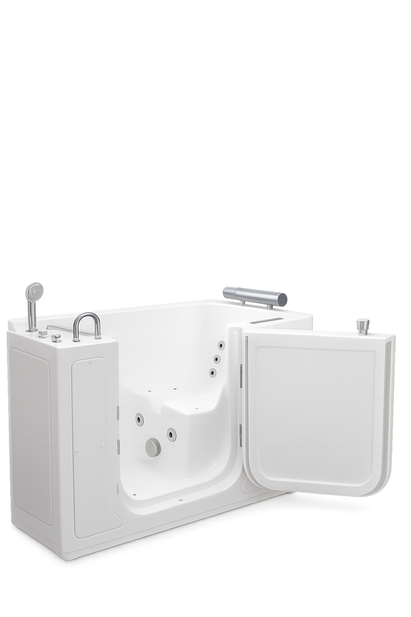 Walk-in Bathtub with Massage 1480x765x980mm | حوض استحمام بباب جانبي مع مساج ١٤٨٠×٧٦٥×٩٨٠ ملم